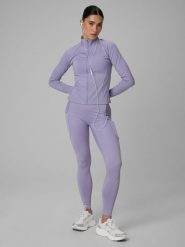 4F Legginsy treningowe szybkoschnące damskie - fioletowe XL. Fioletowe legginsy damskie 4f, s, bez wzorów. Za 169.99 zł.