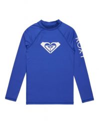 Koszulka z długim rękawem UPF 50 dla Dziewczynki WHOLE HEARTED Fioletowy. Niebieskie t-shirty i topy dla dziewczynek Roxy, bez wzorów, z elastanu, bez ramiączek. Za 139.99 zł.