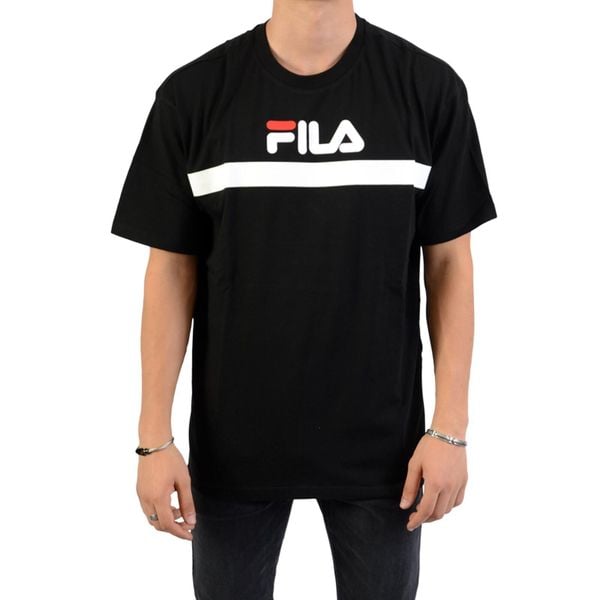 Tshirt Fila Noir. Czarne t-shirty męskie Fila, m, bez wzorów, z bawełny, bez kołnierzyka. Za 151.20 zł.