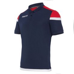 Polo Macron Shofar. Czerwone koszulki polo męskie Macron, m, bez wzorów, sportowe, bez ramiączek. Za 216.50 zł.