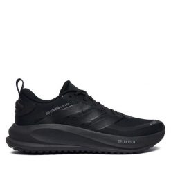 Buty do biegania adidas. Czarne buty sportowe męskie Adidas, bez zapięcia, do biegania. Za 529.99 zł.