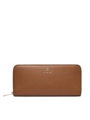 Furla Portfel Camelia L WP00313 ARE000 03B00 Brązowy. Brązowe portfele damskie Furla, bez wzorów, ze skóry. Za 764.99 zł.
