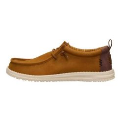 HeyDude Męskie Mokasyny Classic Wally Vintage. Brązowe mokasyny męskie Hey dude, z materiału, vintage. Za 229.00 zł.