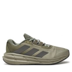 Buty do biegania adidas. Zielone buty sportowe męskie Adidas, bez zapięcia, do biegania. Za 229.99 zł.