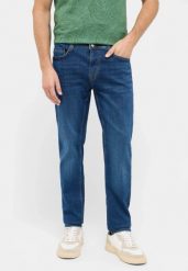 Męskie Spodnie Jeansowe Mustang Style Oregon Slim Denim Blue 1016318 5000 502. Niebieskie spodnie materiałowe męskie Mustang, l, bez wzorów, z denimu. Za 219.99 zł.
