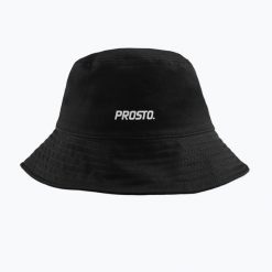 Kapelusz PROSTO Prism. Czarne czapki i kapelusze damskie Prosto., bez wzorów, z bawełny, eleganckie. Za 92.99 zł.