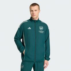 Kurtka Arsenal Tiro 25 Competition Presentation. Zielone kurtki męskie Adidas, bez wzorów, sportowe, bez kaptura. Za 369.00 zł.