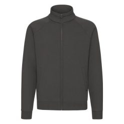 Męska Bluza Dresowa Premium. Szare bluzy męskie Fruit of the Loom, l, bez wzorów, z dresówki, bez kaptura, trekkingowe. Za 165.99 zł.