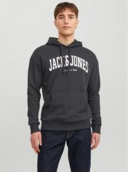 Jack & Jones Bluza Josh 12236513 Czarny Standard Fit. Czarne bluzy męskie Jack & Jones, m, bez wzorów, z bawełny, bez kaptura. Za 129.99 zł.