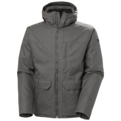 Kurtka przeciwdeszczowa z kapturem Helly Hansen Chill 3.0. Białe kurtki męskie Helly Hansen, na zimę, m, bez wzorów, z elastanu, z kapturem. Za 975.80 zł.