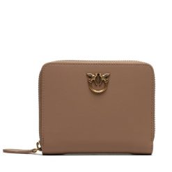 Portfel PINKO. Brązowe portfele damskie Pinko, bez wzorów. Za 699.99 zł.