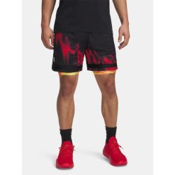 Spodenki koszykarskie męskie Uder Armour Curry Statement I. Czarne szorty męskie Under Armour, na lato, m, bez wzorów. Za 249.99 zł.