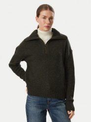 Barbour Sweter Lavensdale LKN1579OL71 Zielony ciemny Relaxed Fit. Zielone swetry damskie Barbour, bez wzorów, z wełny, bez kołnierzyka, bez ramiączek, bez kaptura. Za 724.99 zł.