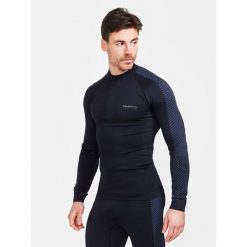 Craft Men's Long Sleeve Thermal Shirt. Czarne bluzki z długim rękawem męskie Craft, m, bez wzorów, bez kołnierzyka. Za 479.99 zł.