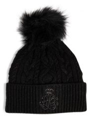 Lauren Ralph Lauren Czapka damska Kobiety czarny jednolity, ONE SIZE. Czarne czapki i kapelusze damskie Lauren Ralph Lauren, bez wzorów, eleganckie. Za 449.95 zł.