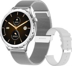 Smartwatch Rubicon Smartwatch Damski Rubicon Rncf02 - Wykonywanie Połączeń, Dodatkowy Pasek (Sr048A). Paski damskie Rubicon, bez wzorów. Za 248.92 zł.