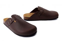 DR. BRINKMANN 600055-02 mokka, klapki męskie. Brązowe klapki męskie Dr. Brinkmann, ze skóry. Za 284.90 zł.
