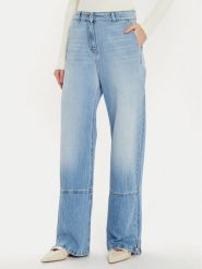 TWINSET Jeansy 242AT2272 Niebieski Wide Leg. Niebieskie jeansy damskie Twinset. Za 519.99 zł.