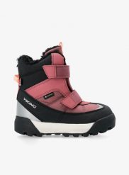 Buty zimowe dla dziewczynki Viking Footwear Expower Warm GTX 2V. Czerwone buty zimowe dziewczęce Viking, bez wzorów, z gore-texu, bez zapięcia. Za 339.99 zł.