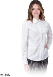 Reis Koszula damska z długim rękawem, czarna, 65% poliester, 35% bawełna - L. Czarne koszule damskie Reis, l, bez wzorów, z bawełny, bez kołnierzyka, bez ramiączek. Za 129.11 zł.