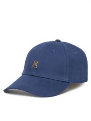 Tommy Hilfiger Czapka z daszkiem Elevated Chic AW0AW17631 Granatowy. Niebieskie czapki i kapelusze damskie Tommy Hilfiger, bez wzorów, z bawełny. Za 149.99 zł.