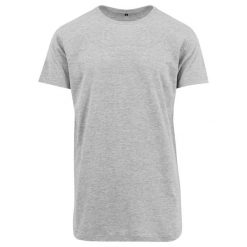 Damska Koszulka Z Długim Rękawem Z Wrzosu. Szare koszulki sportowe damskie BUILD YOUR BRAND, m, bez wzorów, sportowe, bez kołnierzyka. Za 60.99 zł.