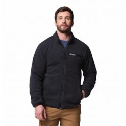 Bluza Mężczyzna COLUMBIA Rugged Ridge™ High Pile Full Zip. Czarne bluzy męskie Columbia, m, bez wzorów, bez kaptura. Za 363.15 zł.