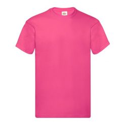 Oryginalna Koszulka Męska. Czerwone koszulki sportowe męskie Fruit of the Loom, m, bez wzorów, bez kołnierzyka, bez ramiączek, trekkingowe. Za 27.99 zł.