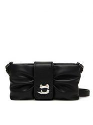 Karl Lagerfeld Kids Torebka Nomade Monaco D2 Z31209 Czarny. Czarne torby i plecaki dziecięce Karl Lagerfeld Kids, ze skóry. Za 543.99 zł.
