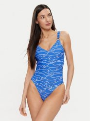 Seafolly Strój kąpielowy 11151DD134 Niebieski. Niebieskie kostiumy jednoczęściowe damskie Seafolly, bez wzorów, z syntetyku. Za 589.99 zł.