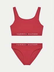 Tommy Hilfiger Strój kąpielowy UG0UG00816 Różowy. Czerwone stroje kąpielowe dla dziewczynek Tommy Hilfiger, bez wzorów, z syntetyku. Za 219.99 zł.