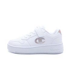 Platforma Odbicia Champion Glitter G Ps Sneakersy Dzieci. Białe buty sportowe dziewczęce Champion, bez wzorów, bez zapięcia, trekkingowe. W wyprzedaży za 129.00 zł.