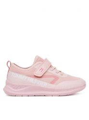 Tommy Hilfiger Sneakersy Low Cut Lace-Up/Velcro Sneaker T1A9-33990-1843 S Różowy. Czerwone buty sportowe dziewczęce Tommy Hilfiger, bez wzorów, z materiału, bez zapięcia. Za 209.99 zł.