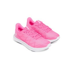 Buty do biegania damskie Under Armour Charged Speed Swift. Czerwone obuwie sportowe damskie Under Armour, bez wzorów, do biegania. Za 175.99 zł.