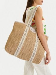 Nine West Torebka CEO-Avenia-LA374-4513-6 Beżowy. Brązowe torebki do ręki damskie Nine West, bez wzorów, z syntetyku, bez dodatków. Za 99.99 zł.