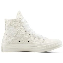 Buty sportowe Converse Chuck 70. Białe trampki i tenisówki damskie Converse, bez wzorów, sportowe, bez zapięcia. Za 590.00 zł.