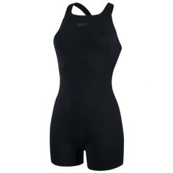 Strój kąpielowy dla dziewczynki Speedo Eco+. Czarne stroje kąpielowe dla dziewczynek Speedo, bez wzorów, z materiału. Za 194.50 zł.