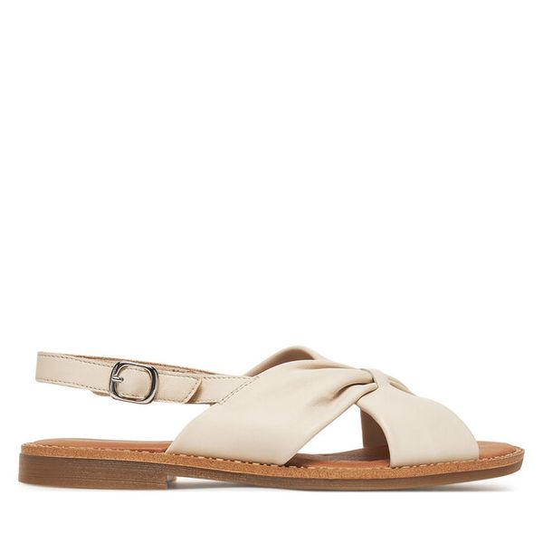 Sandały Remonte. Brązowe sandały damskie Remonte, bez wzorów, bez obcasa, na płaskiej podeszwie, bez zapięcia. Za 339.99 zł.