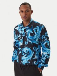 Versace Jeans Couture Koszula 80GAL2R0 NS757 Niebieski Regular Fit. Niebieskie koszule męskie Versace Jeans Couture, m, bez wzorów, z jeansu, bez kołnierzyka, bez ramiączek. Za 1,659.00 zł.