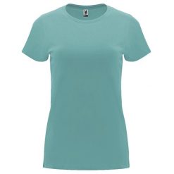 Koszulka Capri Dla Kobiet. Niebieskie t-shirty damskie ROLY, bez wzorów, casualowe, bez kołnierzyka. Za 35.99 zł.