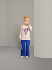 NAME IT Bluzka 13219821 Écru Regular Fit. T-shirty i topy dla dziewczynek Name it, bez wzorów, z bawełny, bez ramiączek. Za 59.99 zł.