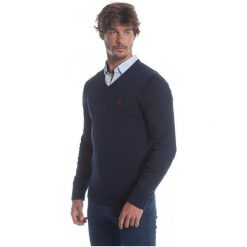 Polo Club C.H.A Sweter Męski M Ciemnoniebieski. Swetry przez głowę męskie Polo Club C.H..A. W wyprzedaży za 259.00 zł.