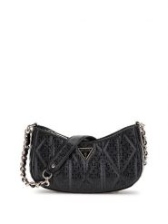 Guess Torebka Aldina HWGG96 63170 Czarny. Czarne listonoszki damskie Guess, z aplikacjami, ze skóry, bez dodatków. Za 312.99 zł.