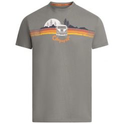 T-shirt Męski Z Nadrukiem Casual Cromer II. Niebieskie koszulki sportowe męskie Trespass, m, bez wzorów, bez kołnierzyka, bez ramiączek, trekkingowe. Za 77.99 zł.