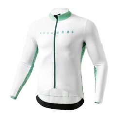 Koszulka rowerowa termiczna z długim rękawem ROCKBROS. Zielone koszulki sportowe męskie ROCKBROS, na jesień, m, bez wzorów, z polaru, bez kołnierzyka, bez ramiączek, na fitness i siłownię. Za 275.64 zł.