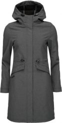 Damski płaszcz softshell Loap Lunara ciemnoszary. Szare płaszcze damskie ÀLG, m, bez wzorów, z elastanu, eleganckie. Za 281.99 zł.