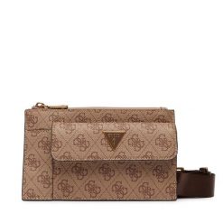 Saszetka Guess. Brązowe saszetki męskie Guess, młodzieżowe, małe. Za 284.99 zł.