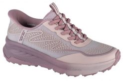 Buty sportowe Sneakersy damskie, Slip-Ins: Switch Back - Mist. Fioletowe obuwie sportowe damskie Skechers, bez wzorów, z materiału, trekkingowe. Za 379.99 zł.