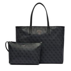 Torebka Guess. Szare torebki do ręki damskie Guess, z aplikacjami, klasyczne, bez dodatków. Za 719.99 zł.