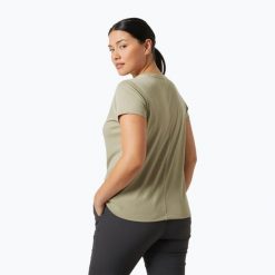 Koszulka damska Helly Hansen Allure lav. Brązowe koszulki sportowe damskie Helly Hansen, bez wzorów, bez kołnierzyka, bez ramiączek. Za 109.99 zł.